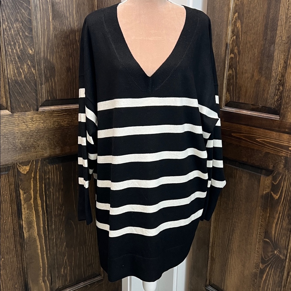 Oversized Striped Sweater